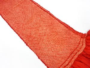 正絹　振袖用　絞り　帯揚げ